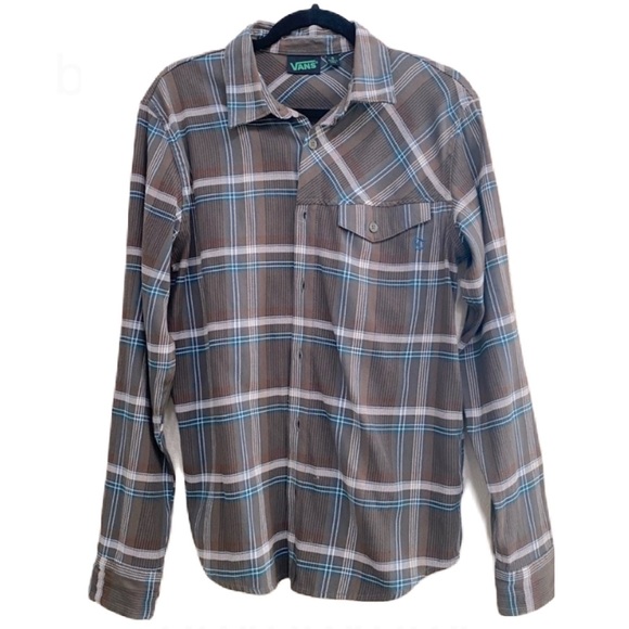 Vans Other - Vans Long Sleeve Plaid Button Shirt